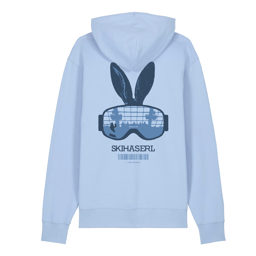 SKIHASERL Hoodie blue ice