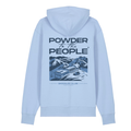 POWDER PEOPLE Hoodie blue ice