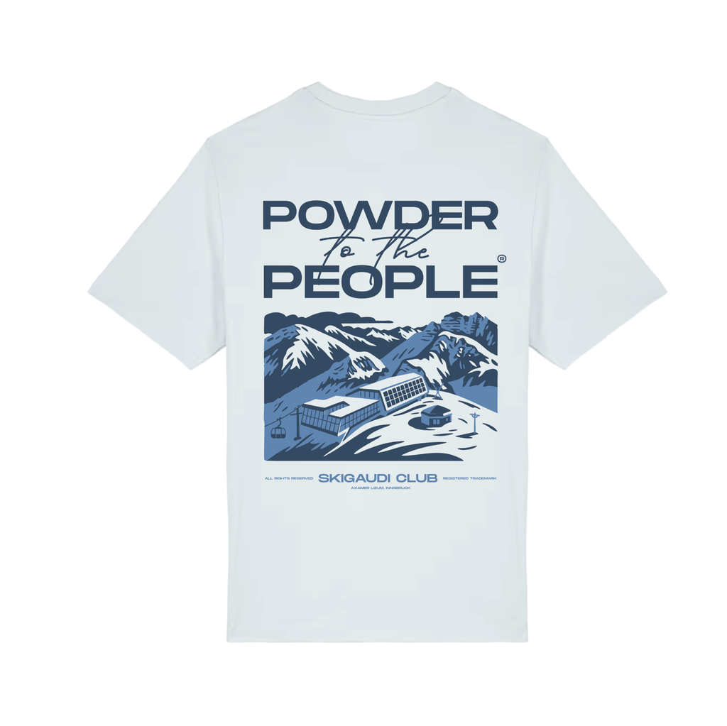 POWDER PEOPLE T-Shirt blue ice